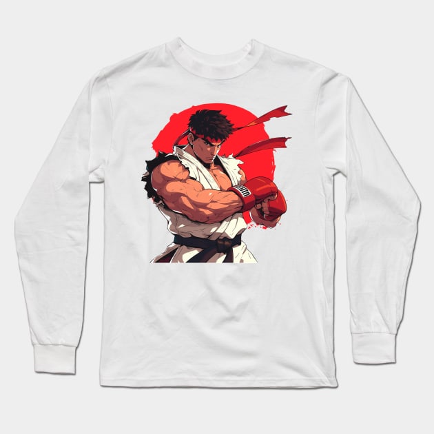 ryu Long Sleeve T-Shirt by StevenBag